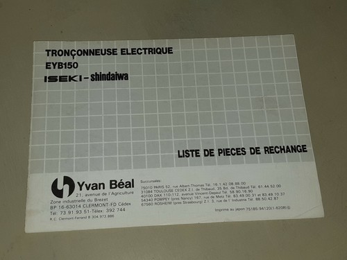 éclaté pieces - , de